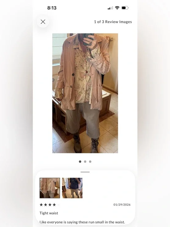 NWOT FREE PEOPLE Maven Crop in Dusted Cocoa - Picture 6 of 6